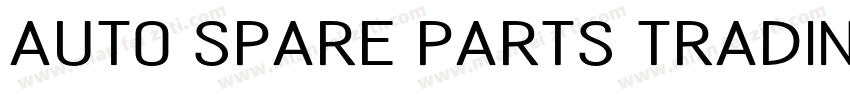 AUTO SPARE PARTS TRADING LLC字体转换